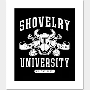 Shovelry University Emblem Posters and Art